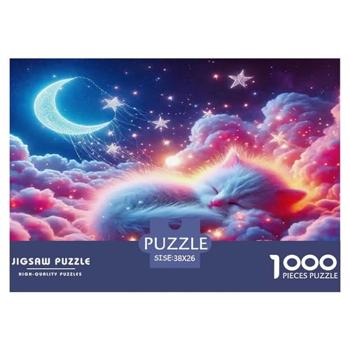 Katze Puzzle 1000 Teile Schwer Puzzle Spielzeug Lernspiel Impossible Herausforderungsspielzeug Für Erwachsene Und Kinder Ab 14 Jahren 38x26cm/1000pcs Katze Puzzle 1000 Teile Schwer Puzzle Spielzeug Lernspiel Impossible Herausforderungsspielzeug Für Erwachsene Und Kinder Ab 14 Jahren 38x26cm/1000pcs von UNRXJZLVM