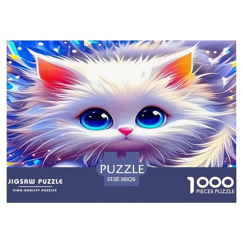 Katze Puzzle 1000 Teile Schwer Puzzle Spielzeug Pädagogisches Spiel Impossible Herausforderungsspielzeug Für Erwachsene Kinder 38x26cm/1000pcs Katze Puzzle 1000 Teile Schwer Puzzle Spielzeug Pädagogisches Spiel Impossible Herausforderungsspielzeug Für Erwachsene Kinder 38x26cm/1000pcs von UNRXJZLVM