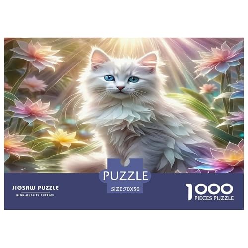 Katze Puzzles 1000 Teile Schwer Puzzle Spielzeug Lernspiel Impossible Herausforderungsspielzeug Für Erwachsene Und Kinder Ab 14 Jahren 70x50cm/1000pcs Katze Puzzles 1000 Teile Schwer Puzzle Spielzeug Lernspiel Impossible Herausforderungsspielzeug Für Erwachsene Und Kinder Ab 14 Jahren 70x50cm/1000pcs von UNRXJZLVM