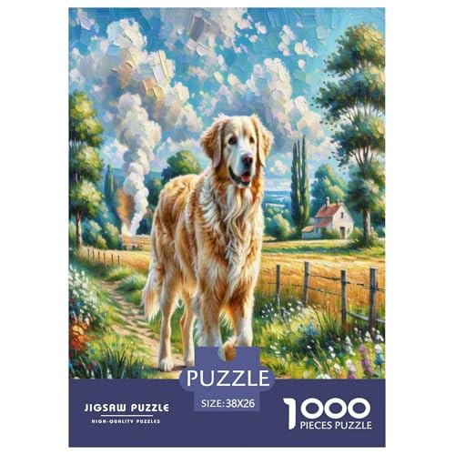Kaukasischer Hirtenhund Puzzles 1000 Teile Schwer Puzzle Spielzeug Lernspiel Impossible Herausforderungsspielzeug Für Erwachsene Und Kinder Ab 14 Jahren 38x26cm/1000pcs von UNRXJZLVM