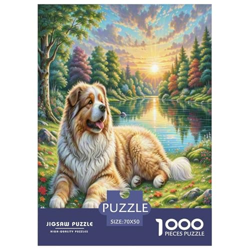 Keeshond Puzzles 1000 Teile Schwer Puzzle Spielzeug Pädagogisches Spiel Impossible Herausforderungsspielzeug Für Erwachsene Und Kinder Ab 14 Jahren 70x50cm/1000pcs von UNRXJZLVM