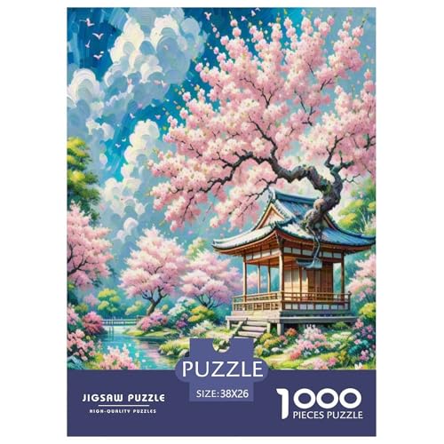 Kirschblüte Puzzle 1000-teilige Schwer Puzzle Spielzeug Lernspiel Impossible Herausforderungsspielzeug Für Erwachsene Und Kinder Ab 14 Jahren 38x26cm/1000pcs Kirschblüte Puzzle 1000-teilige Schwer Puzzle Spielzeug Lernspiel Impossible Herausforderungsspielzeug Für Erwachsene Und Kinder Ab 14 Jahren 38x26cm/1000pcs von UNRXJZLVM