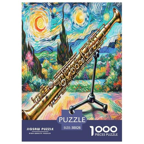 Klarinette Puzzles 1000 Teile Schwer Puzzle Spielzeug Lernspiel Impossible Herausforderungsspielzeug Für Erwachsene Und Kinder Ab 12 Jahren 38x26cm/1000pcs Klarinette Puzzles 1000 Teile Schwer Puzzle Spielzeug Lernspiel Impossible Herausforderungsspielzeug Für Erwachsene Und Kinder Ab 12 Jahren 38x26cm/1000pcs von UNRXJZLVM