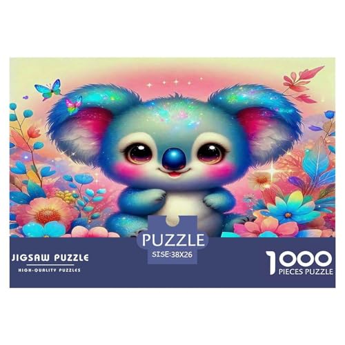 Koala Puzzle 1000 Teile Schwer Puzzle Spielzeug Lernspiel Impossible Herausforderungsspielzeug Für Erwachsene Kinder 38x26cm/1000pcs von UNRXJZLVM