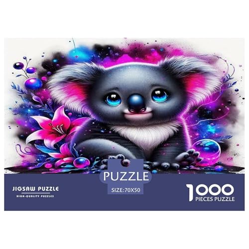 Koala Puzzles 1000 Teile Schwer Puzzle Spielzeug Lernspiel Impossible Herausforderung Spielzeug Für Erwachsene Kinder 70x50cm/1000pcs von UNRXJZLVM