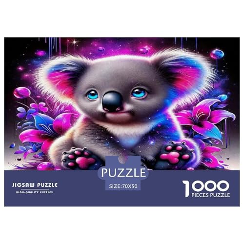 Koala Puzzles 1000-teilige Schwer Puzzle Spielzeug Lernspiel Impossible Herausforderungsspielzeug Für Erwachsene Kinder 70x50cm/1000pcs Koala Puzzles 1000-teilige Schwer Puzzle Spielzeug Lernspiel Impossible Herausforderungsspielzeug Für Erwachsene Kinder 70x50cm/1000pcs von UNRXJZLVM