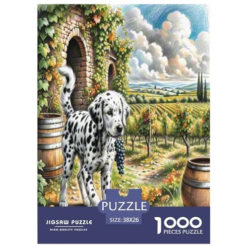 Labradoodle Puzzles 1000 Teile Schwer Puzzle Spielzeug Pädagogisches Spiel Impossible Herausforderung Spielzeug Für Erwachsene Kinder 38x26cm/1000pcs von UNRXJZLVM