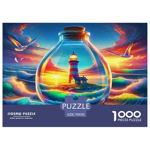 Leuchtturm Puzzle 1000 Teile Schwer Puzzle Spielzeug Lernspiel Impossible Herausforderung Spielzeug Für Erwachsene Kinder 70x50cm/1000pcs Leuchtturm Puzzle 1000 Teile Schwer Puzzle Spielzeug Lernspiel Impossible Herausforderung Spielzeug Für Erwachsene Kinder 70x50cm/1000pcs von UNRXJZLVM