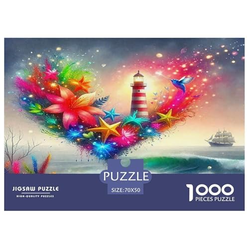 Leuchtturm Puzzles 1000 Teile Schwer Puzzle Spielzeug Lernspiel Impossible Herausforderungsspielzeug Für Erwachsene Kinder 70x50cm/1000pcs Leuchtturm Puzzles 1000 Teile Schwer Puzzle Spielzeug Lernspiel Impossible Herausforderungsspielzeug Für Erwachsene Kinder 70x50cm/1000pcs von UNRXJZLVM