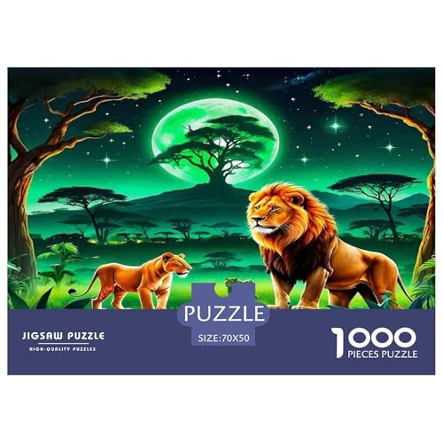 Löwen Puzzle 1000-teilige Schwer Puzzle Spielzeug Lernspiel Impossible Herausforderungsspielzeug Für Erwachsene Und Kinder Ab 12 Jahren 70x50cm/1000pcs Löwen Puzzle 1000-teilige Schwer Puzzle Spielzeug Lernspiel Impossible Herausforderungsspielzeug Für Erwachsene Und Kinder Ab 12 Jahren 70x50cm/1000pcs von UNRXJZLVM