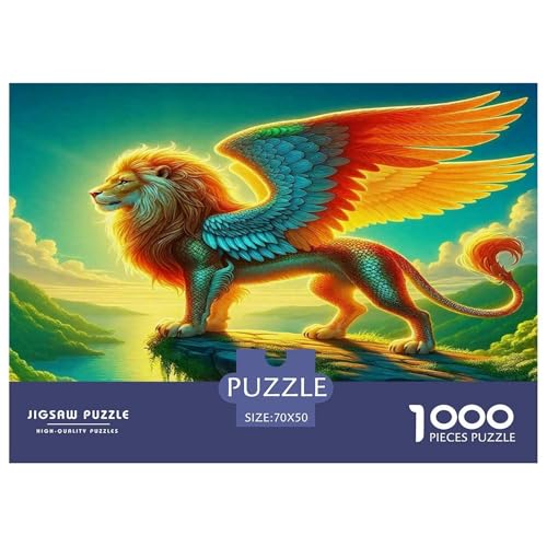 Löwen Puzzles 1000 Teile Schwer Puzzle Spielzeug Lernspiel Impossible Herausforderung Spielzeug Für Erwachsene Und Kinder Ab 14 Jahren 70x50cm/1000pcs Löwen Puzzles 1000 Teile Schwer Puzzle Spielzeug Lernspiel Impossible Herausforderung Spielzeug Für Erwachsene Und Kinder Ab 14 Jahren 70x50cm/1000pcs von UNRXJZLVM