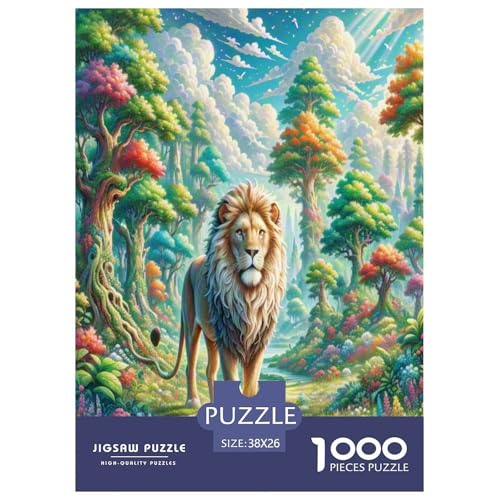 Löwen Puzzles 1000 Teile Schwer Puzzle Spielzeug Lernspiel Impossible Herausforderungsspielzeug Für Erwachsene Und Kinder in Bewährter 38x26cm/1000pcs Löwen Puzzles 1000 Teile Schwer Puzzle Spielzeug Lernspiel Impossible Herausforderungsspielzeug Für Erwachsene Und Kinder in Bewährter 38x26cm/1000pcs von UNRXJZLVM