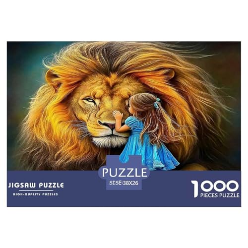 Löwen Puzzles 1000-teilige Schwer Puzzle Spielzeug Lernspiel Impossible Herausforderungsspielzeug Für Erwachsene Und Kinder in Bewährter 38x26cm/1000pcs Löwen Puzzles 1000-teilige Schwer Puzzle Spielzeug Lernspiel Impossible Herausforderungsspielzeug Für Erwachsene Und Kinder in Bewährter 38x26cm/1000pcs von UNRXJZLVM
