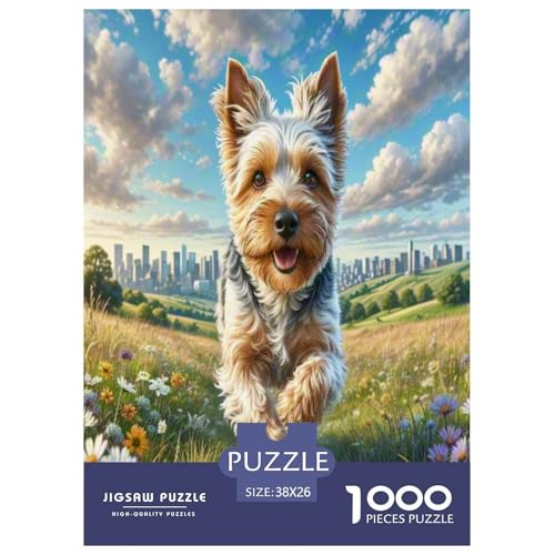 Manchester Terrier Puzzle 1000 Teile Schwer Puzzle Spielzeug Lernspiel Impossible Herausforderung Spielzeug Für Erwachsene Und Kinder in Bewährter 38x26cm/1000pcs von UNRXJZLVM