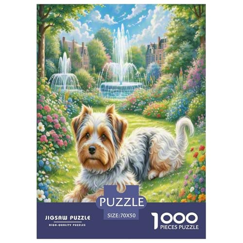 Manchester Terrier Puzzle 1000-teilige Schwer Puzzle Spielzeug Lernspiel Impossible Herausforderung Spielzeug Für Erwachsene Kinder 70x50cm/1000pcs von UNRXJZLVM