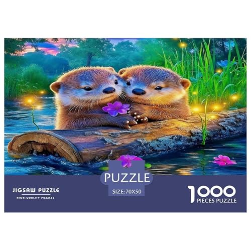 Meerkat Puzzle 1000 Teile Schwer Puzzle Spielzeug Lernspiel Impossible Herausforderung Spielzeug Für Erwachsene Kinder 70x50cm/1000pcs von UNRXJZLVM