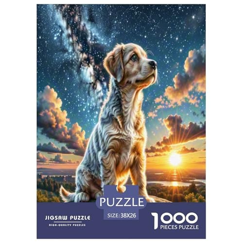 Miniatur Pinscher Puzzle 1000 Teile Schwer Puzzle Spielzeug Lernspiel Impossible Herausforderungsspielzeug Für Erwachsene Kinder 38x26cm/1000pcs von UNRXJZLVM