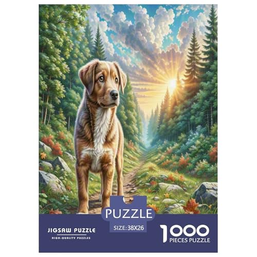 Miniatur Pinscher Puzzles 1000 Teile Schwer Puzzle Spielzeug Lernspiel Impossible Herausforderung Spielzeug Für Erwachsene Kinder 38x26cm/1000pcs von UNRXJZLVM