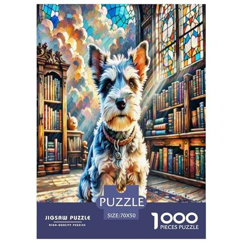 Miniaturpudel Puzzles 1000 Teile Schwer Puzzle Spielzeug Lernspiel Impossible Herausforderungsspielzeug Für Erwachsene Und Kinder Ab 12 Jahren 70x50cm/1000pcs von UNRXJZLVM