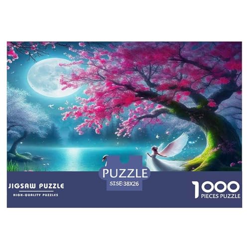 Mondsee Puzzle 1000 Teile Schwer Puzzle Spielzeug Pädagogisches Spiel Impossible Herausforderungsspielzeug Für Erwachsene Kinder 38x26cm/1000pcs von UNRXJZLVM