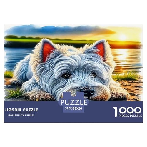Netter Hund Puzzle 1000-teilige Schwer Puzzle Spielzeug Lernspiel Impossible Herausforderungsspielzeug Für Erwachsene Und Kinder Ab 12 Jahren 38x26cm/1000pcs Netter Hund Puzzle 1000-teilige Schwer Puzzle Spielzeug Lernspiel Impossible Herausforderungsspielzeug Für Erwachsene Und Kinder Ab 12 Jahren 38x26cm/1000pcs von UNRXJZLVM