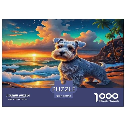 Netter Hund Puzzles 1000-teilige Schwer Puzzle Spielzeug Lernspiel Impossible Herausforderungsspielzeug Für Erwachsene Und Kinder in Bewährter 70x50cm/1000pcs Netter Hund Puzzles 1000-teilige Schwer Puzzle Spielzeug Lernspiel Impossible Herausforderungsspielzeug Für Erwachsene Und Kinder in Bewährter 70x50cm/1000pcs von UNRXJZLVM
