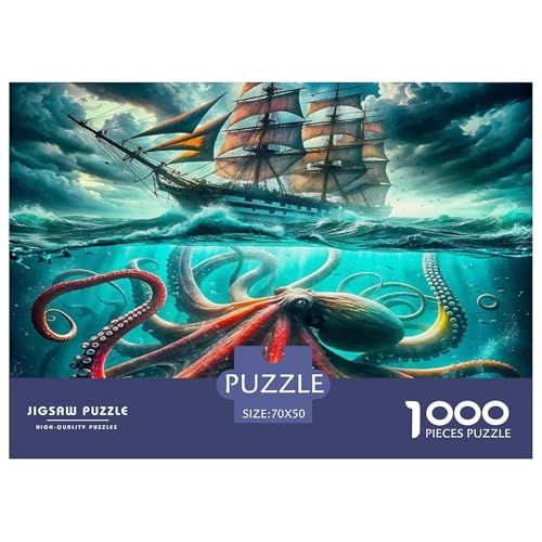 Octopus Puzzles 1000 Teile Schwer Puzzle Spielzeug Lernspiel Impossible Herausforderungsspielzeug Für Erwachsene Und Kinder Ab 12 Jahren 70x50cm/1000pcs Octopus Puzzles 1000 Teile Schwer Puzzle Spielzeug Lernspiel Impossible Herausforderungsspielzeug Für Erwachsene Und Kinder Ab 12 Jahren 70x50cm/1000pcs von UNRXJZLVM