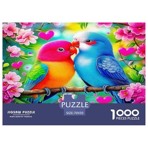 Papagei Puzzle 1000-teilige Schwer Puzzle Spielzeug Pädagogisches Spiel Impossible Herausforderung Spielzeug Für Erwachsene Und Kinder in Bewährter 70x50cm/1000pcs von UNRXJZLVM