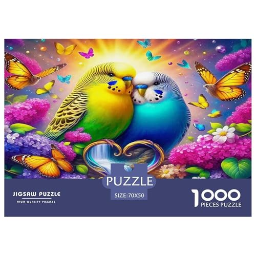 Papagei Puzzles 1000 Teile Schwer Puzzle Spielzeug Lernspiel Impossible Herausforderungsspielzeug Für Erwachsene Kinder 70x50cm/1000pcs von UNRXJZLVM