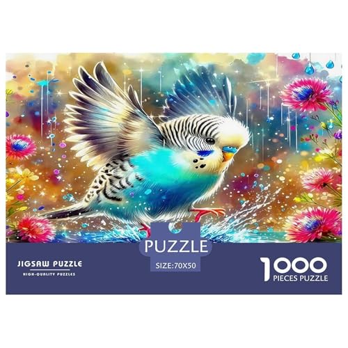 Papagei Puzzles 1000 Teile Schwer Puzzle Spielzeug Lernspiel Impossible Herausforderungsspielzeug Für Erwachsene Und Kinder in Bewährter 70x50cm/1000pcs von UNRXJZLVM