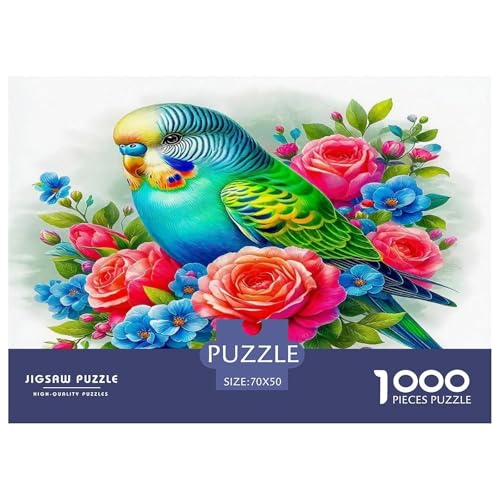 Papagei Puzzles 1000 Teile Schwer Puzzle Spielzeug Pädagogisches Spiel Impossible Herausforderung Spielzeug Für Erwachsene Und Kinder in Bewährter 70x50cm/1000pcs von UNRXJZLVM