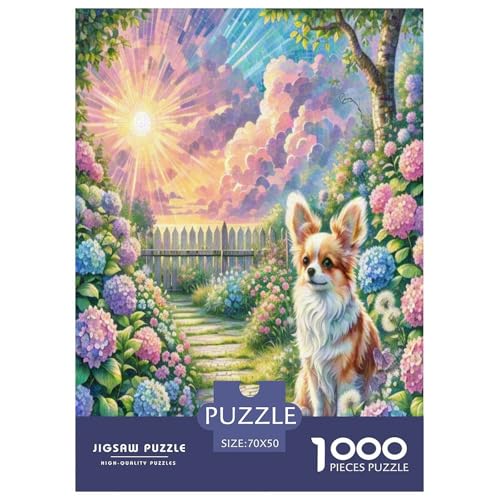 Papillon Puzzles 1000 Teile Schwer Puzzle Spielzeug Pädagogisches Spiel Impossible Herausforderung Spielzeug Für Erwachsene Kinder 70x50cm/1000pcs von UNRXJZLVM