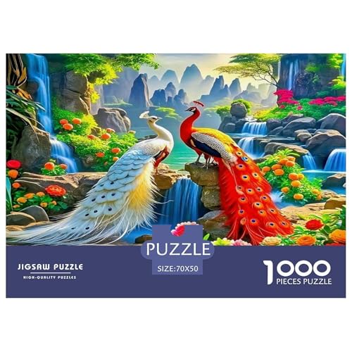 Pfauen Puzzle 1000 Teile Schwer Puzzle Spielzeug Lernspiel Impossible Herausforderungsspielzeug Für Erwachsene Und Kinder Ab 12 Jahren 70x50cm/1000pcs Pfauen Puzzle 1000 Teile Schwer Puzzle Spielzeug Lernspiel Impossible Herausforderungsspielzeug Für Erwachsene Und Kinder Ab 12 Jahren 70x50cm/1000pcs von UNRXJZLVM