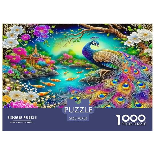 Pfauen Puzzles 1000 Teile Schwer Puzzle Spielzeug Lernspiel Impossible Herausforderungsspielzeug Für Erwachsene Und Kinder Ab 14 Jahren 70x50cm/1000pcs Pfauen Puzzles 1000 Teile Schwer Puzzle Spielzeug Lernspiel Impossible Herausforderungsspielzeug Für Erwachsene Und Kinder Ab 14 Jahren 70x50cm/1000pcs von UNRXJZLVM