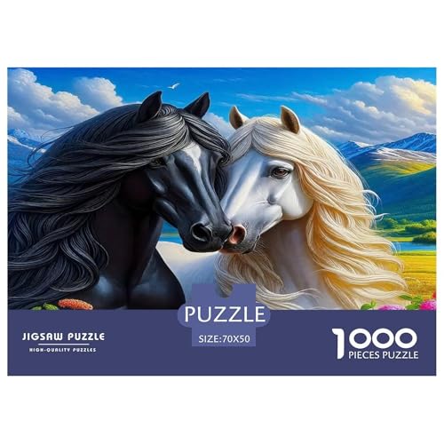 Pferd Puzzle 1000-teilige Schwer Puzzle Spielzeug Lernspiel Impossible Herausforderungsspielzeug Für Erwachsene Kinder 70x50cm/1000pcs Pferd Puzzle 1000-teilige Schwer Puzzle Spielzeug Lernspiel Impossible Herausforderungsspielzeug Für Erwachsene Kinder 70x50cm/1000pcs von UNRXJZLVM