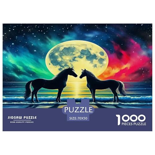 Pferd Puzzles 1000 Teile Schwer Puzzle Spielzeug Lernspiel Impossible Herausforderungsspielzeug Für Erwachsene Und Kinder Ab 14 Jahren 70x50cm/1000pcs Pferd Puzzles 1000 Teile Schwer Puzzle Spielzeug Lernspiel Impossible Herausforderungsspielzeug Für Erwachsene Und Kinder Ab 14 Jahren 70x50cm/1000pcs von UNRXJZLVM
