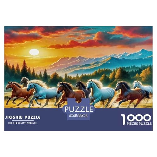 Pferd Puzzles 1000 Teile Schwer Puzzle Spielzeug Pädagogisches Spiel Impossible Herausforderungsspielzeug Für Erwachsene Kinder 38x26cm/1000pcs Pferd Puzzles 1000 Teile Schwer Puzzle Spielzeug Pädagogisches Spiel Impossible Herausforderungsspielzeug Für Erwachsene Kinder 38x26cm/1000pcs von UNRXJZLVM