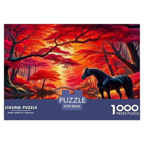 Pferd Puzzles 1000 Teile Schwer Puzzle Spielzeug Pädagogisches Spiel Impossible Herausforderungsspielzeug Für Erwachsene Und Kinder Ab 14 Jahren 38x26cm/1000pcs Pferd Puzzles 1000 Teile Schwer Puzzle Spielzeug Pädagogisches Spiel Impossible Herausforderungsspielzeug Für Erwachsene Und Kinder Ab 14 Jahren 38x26cm/1000pcs von UNRXJZLVM