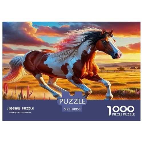 Pferd Puzzles 1000-teilige Schwer Puzzle Spielzeug Lernspiel Impossible Herausforderungsspielzeug Für Erwachsene Kinder 70x50cm/1000pcs Pferd Puzzles 1000-teilige Schwer Puzzle Spielzeug Lernspiel Impossible Herausforderungsspielzeug Für Erwachsene Kinder 70x50cm/1000pcs von UNRXJZLVM