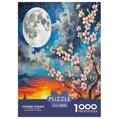 Pfirsichblüte Puzzle 1000-teilige Schwer Puzzle Spielzeug Pädagogisches Spiel Impossible Herausforderungsspielzeug Für Erwachsene Und Kinder Ab 14 Jahren 38x26cm/1000pcs Pfirsichblüte Puzzle 1000-teilige Schwer Puzzle Spielzeug Pädagogisches Spiel Impossible Herausforderungsspielzeug Für Erwachsene Und Kinder Ab 14 Jahren 38x26cm/1000pcs von UNRXJZLVM