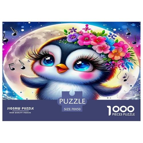 Pinguin Puzzle 1000 Teile Schwer Puzzle Spielzeug Pädagogisches Spiel Impossible Herausforderungsspielzeug Für Erwachsene Kinder 70x50cm/1000pcs von UNRXJZLVM