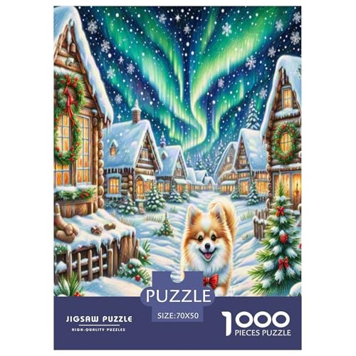 Pommern Puzzle 1000 Teile Schwer Puzzle Spielzeug Lernspiel Impossible Herausforderungsspielzeug Für Erwachsene Kinder 70x50cm/1000pcs von UNRXJZLVM