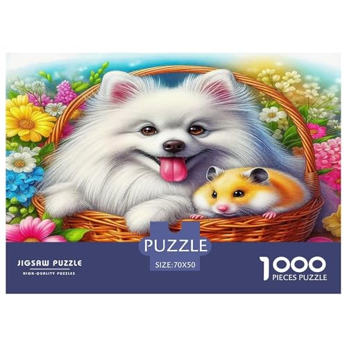 Pommern Puzzle 1000 Teile Schwer Puzzle Spielzeug Lernspiel Impossible Herausforderungsspielzeug Für Erwachsene Und Kinder Ab 14 Jahren 70x50cm/1000pcs von UNRXJZLVM