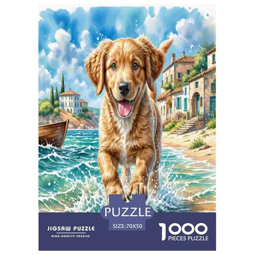 Portugiesischer WassErhund Puzzle 1000 Teile Schwer Puzzle Spielzeug Pädagogisches Spiel Impossible Herausforderung Spielzeug Für Erwachsene Und Kinder Ab 12 Jahren 70x50cm/1000pcs Portugiesischer WassErhund Puzzle 1000 Teile Schwer Puzzle Spielzeug Pädagogisches Spiel Impossible Herausforderung Spielzeug Für Erwachsene Und Kinder Ab 12 Jahren 70x50cm/1000pcs von UNRXJZLVM