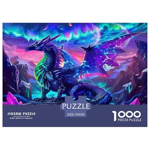 Pterosaurus Puzzle 1000 Teile Schwer Puzzle Spielzeug Lernspiel Impossible Herausforderung Spielzeug Für Erwachsene Kinder 70x50cm/1000pcs von UNRXJZLVM