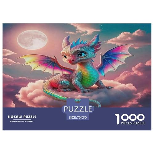 Pterosaurus Puzzle 1000-teilige Schwer Puzzle Spielzeug Pädagogisches Spiel Impossible Herausforderung Spielzeug Für Erwachsene Und Kinder Ab 14 Jahren 70x50cm/1000pcs von UNRXJZLVM