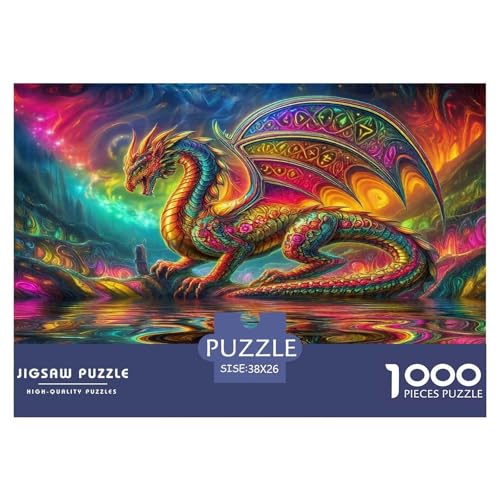 Pterosaurus Puzzles 1000 Teile Schwer Puzzle Spielzeug Lernspiel Impossible Herausforderungsspielzeug Für Erwachsene Und Kinder Ab 14 Jahren 38x26cm/1000pcs von UNRXJZLVM