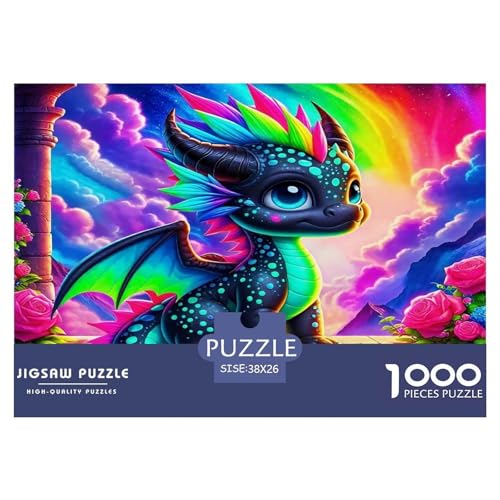 Pterosaurus Puzzles 1000-teilige Schwer Puzzle Spielzeug Lernspiel Impossible Herausforderungsspielzeug Für Erwachsene Und Kinder in Bewährter 38x26cm/1000pcs von UNRXJZLVM