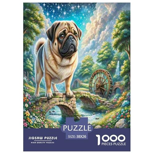 Pug Puzzle 1000-teilige Schwer Puzzle Spielzeug Pädagogisches Spiel Impossible Herausforderungsspielzeug Für Erwachsene Und Kinder Ab 12 Jahren 38x26cm/1000pcs Pug Puzzle 1000-teilige Schwer Puzzle Spielzeug Pädagogisches Spiel Impossible Herausforderungsspielzeug Für Erwachsene Und Kinder Ab 12 Jahren 38x26cm/1000pcs von UNRXJZLVM