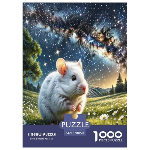 Roborovski Hamster Puzzle 1000 Teile Schwer Puzzle Spielzeug Pädagogisches Spiel Impossible Herausforderungsspielzeug Für Erwachsene Und Kinder in Bewährter 70x50cm/1000pcs Roborovski Hamster Puzzle 1000 Teile Schwer Puzzle Spielzeug Pädagogisches Spiel Impossible Herausforderungsspielzeug Für Erwachsene Und Kinder in Bewährter 70x50cm/1000pcs von UNRXJZLVM